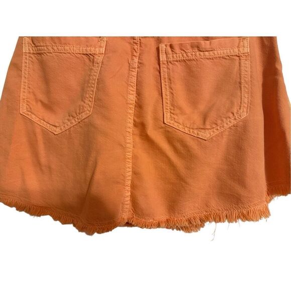 Brand New Anthropologie Pilcro Pleated Micro Denim Skirt in Pink Rose Size 4 - Picture 13 of 14